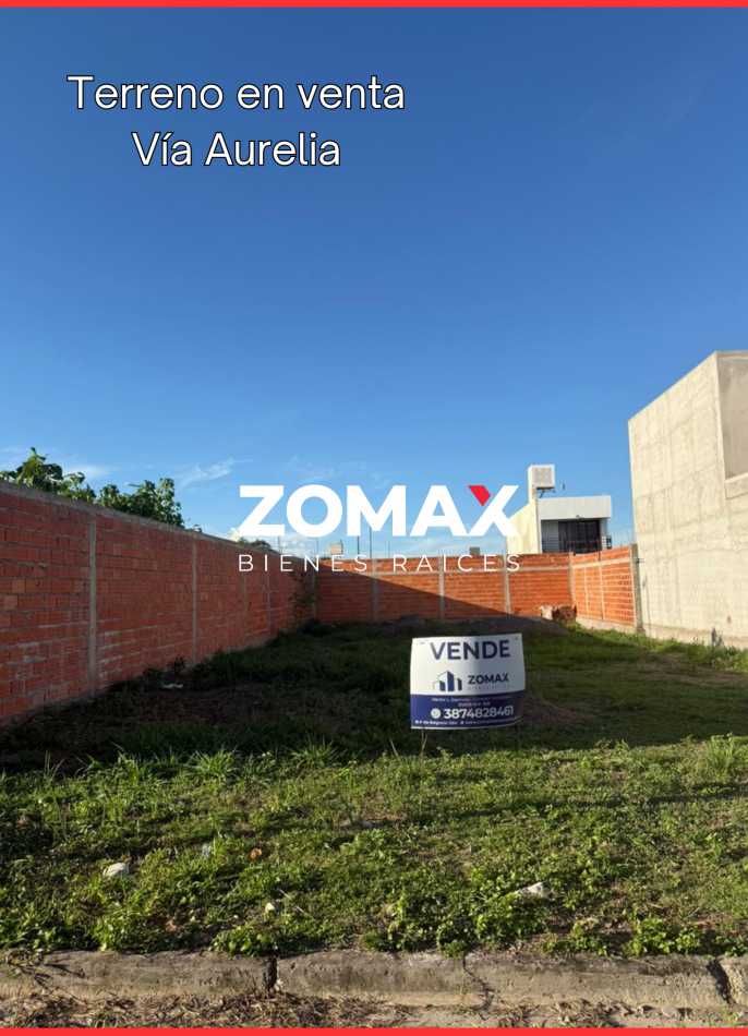 TERRENO EN VENTA - VIA AURELIA 1° ETAPA