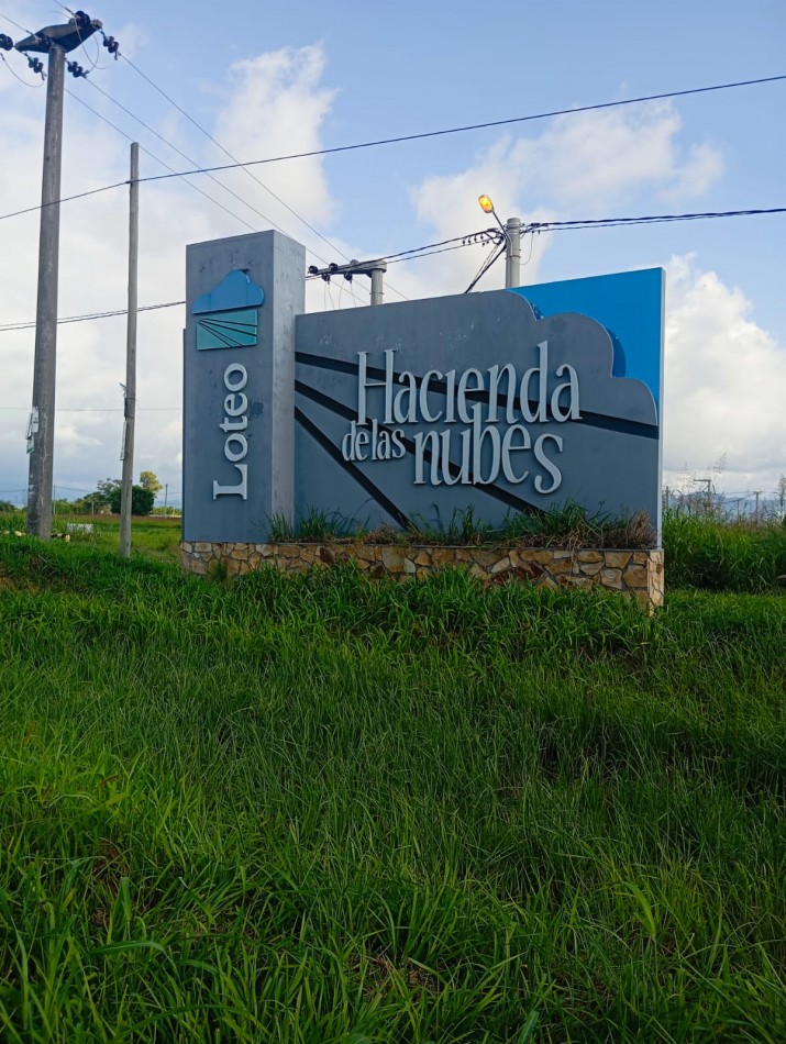 TERRENOS FINANCIADOS EN LOTEO "HACIENDAS DE LAS NUBES" SOBRE RUTA 24, CAMINO A COLON